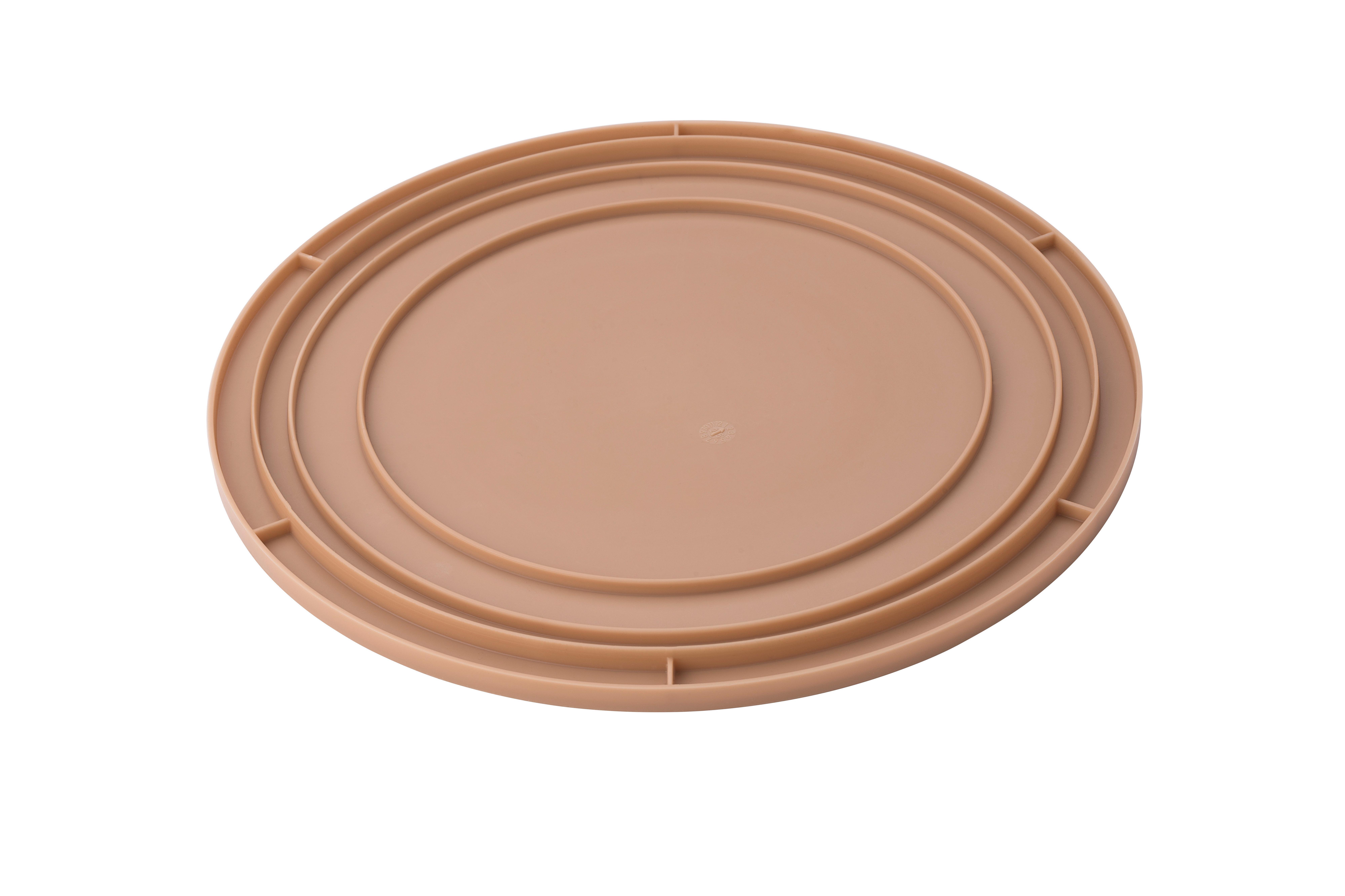 Dekoplatte Multivario Naturfarben - Naturfarben, MODERN, Holzwerkstoff (30,0cm)
