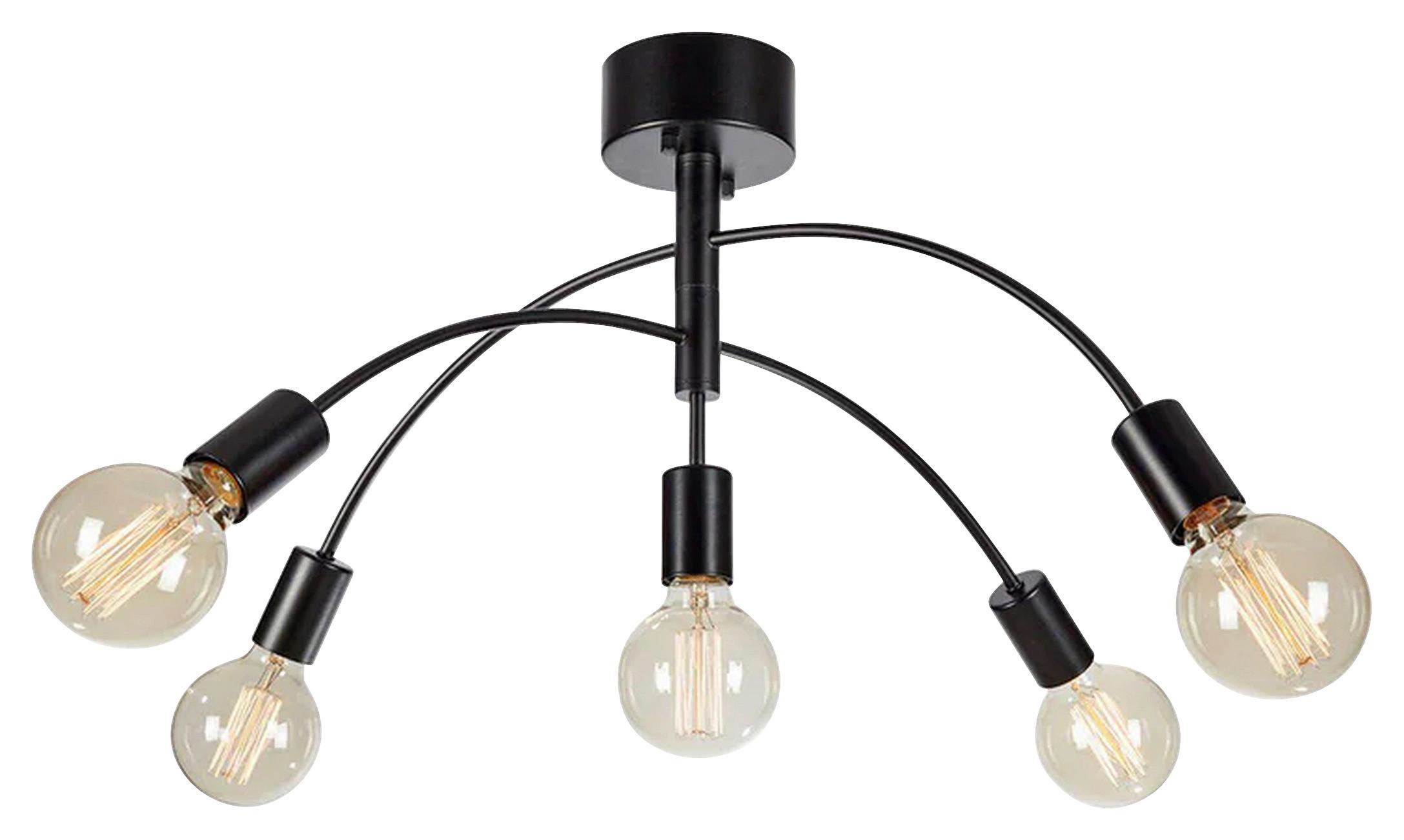 Deckenleuchte Cygnus Ceiling max. 40 Watt - Schwarz, Basics, Metall (70/70/34,5cm) - Markslöjd