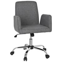 Drehstuhl Flow Grau - Chromfarben/Grau, MODERN, Kunststoff/Textil (54/95/44cm) - MID.YOU