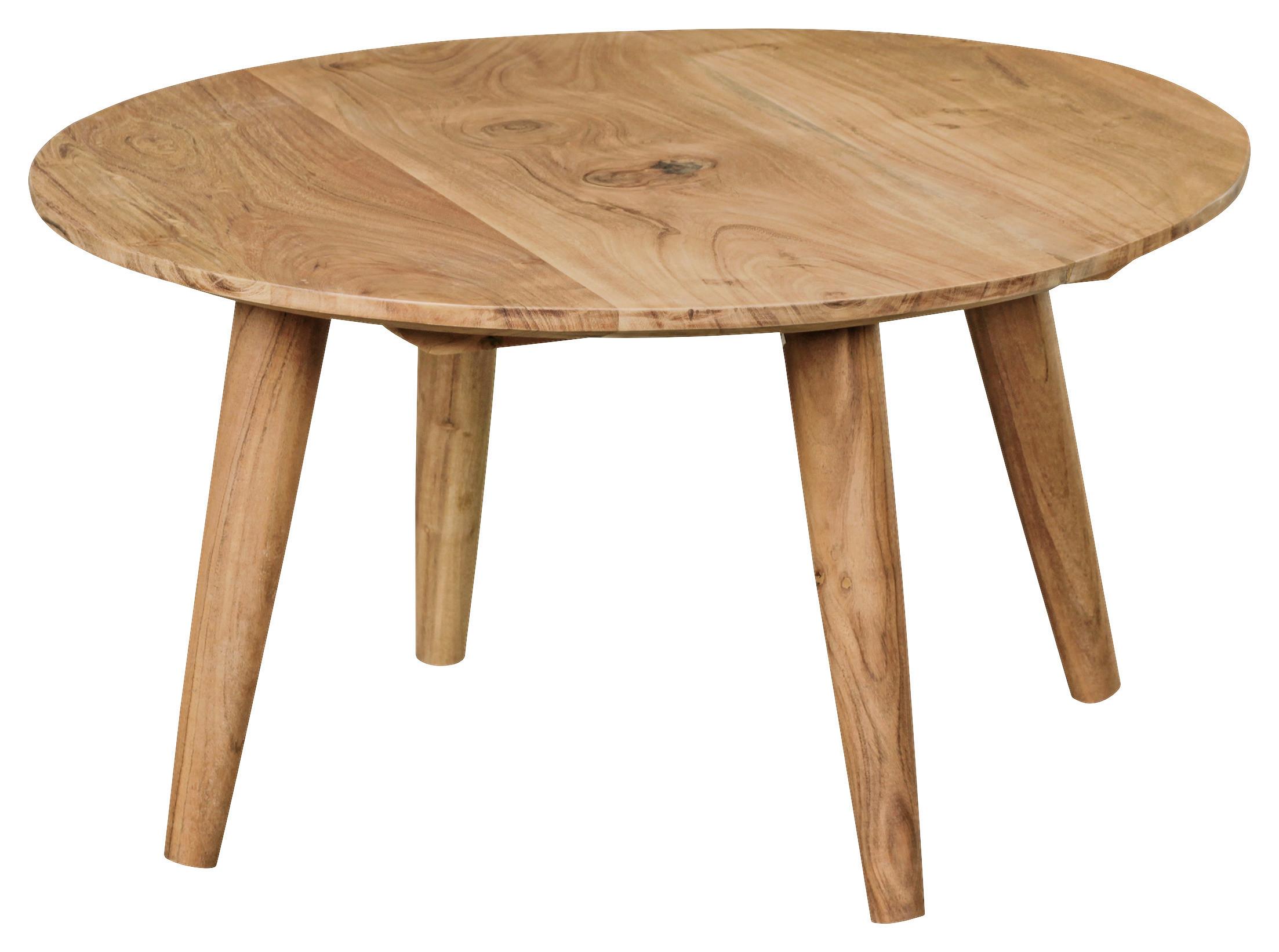 Klubska Miza Boha - barve akacije, Design, les (75/40/75cm) - MID.YOU