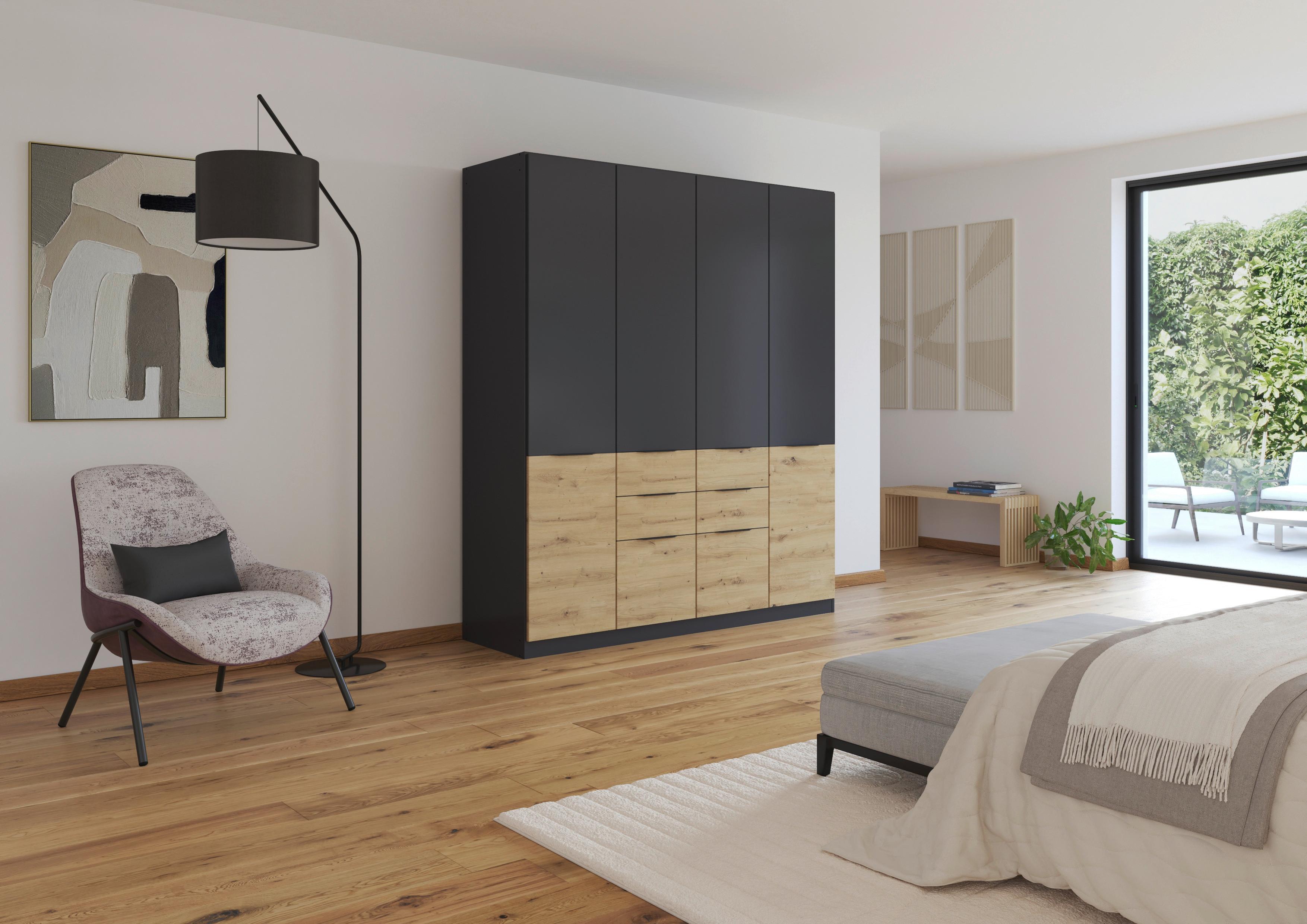 Ormar Za Odjeću Max-Extra - siva/hrast Artisan, Konvencionalno, drvni materijal/plastika (181/210/54cm) - Modern Living