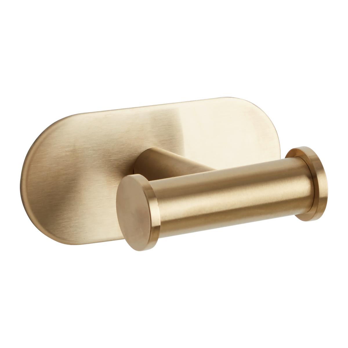 Doppelhaken in Goldfarben - Goldfarben, Lifestyle, Metall (10/4,5/6,5cm) - Mömax