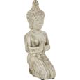 Buddha Buddha Knieend aus Stein - Braun, KONVENTIONELL, Stein (14/11,5/32cm) - Mömax modern living