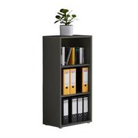 AKTENREGAL REGAL NIEDRIG/SCHMAL - Anthrazit/Schwarz, LIFESTYLE, Holzwerkstoff (44,1/113,6/33cm) - MID.YOU