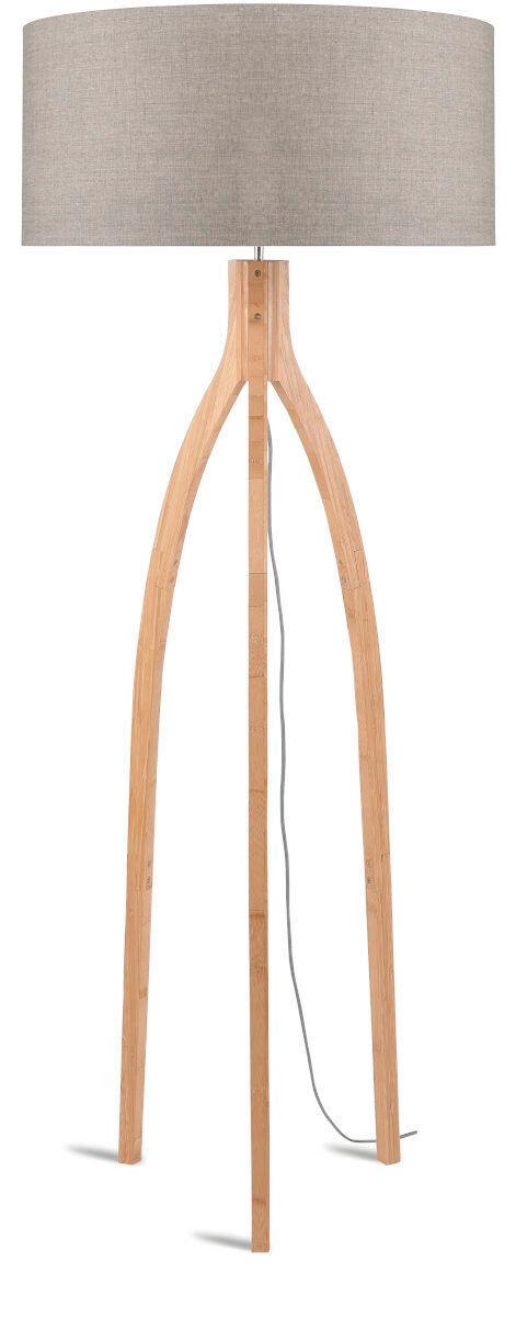 Stoječa Svetilka Anna, Naravna Barva, Bambus - naravne barve, Trend, tekstil/les (60/160cm) - Good & Mojo