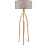 Stoječa Svetilka Anna, Naravna Barva, Bambus - naravne barve, Trend, tekstil/les (60/160cm) - Good & Mojo