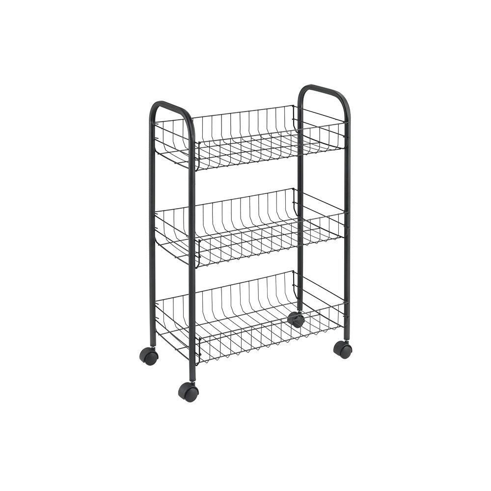 Univerzális Kocsi Lugano Lava - fém (41/23/63cm) - Metaltex