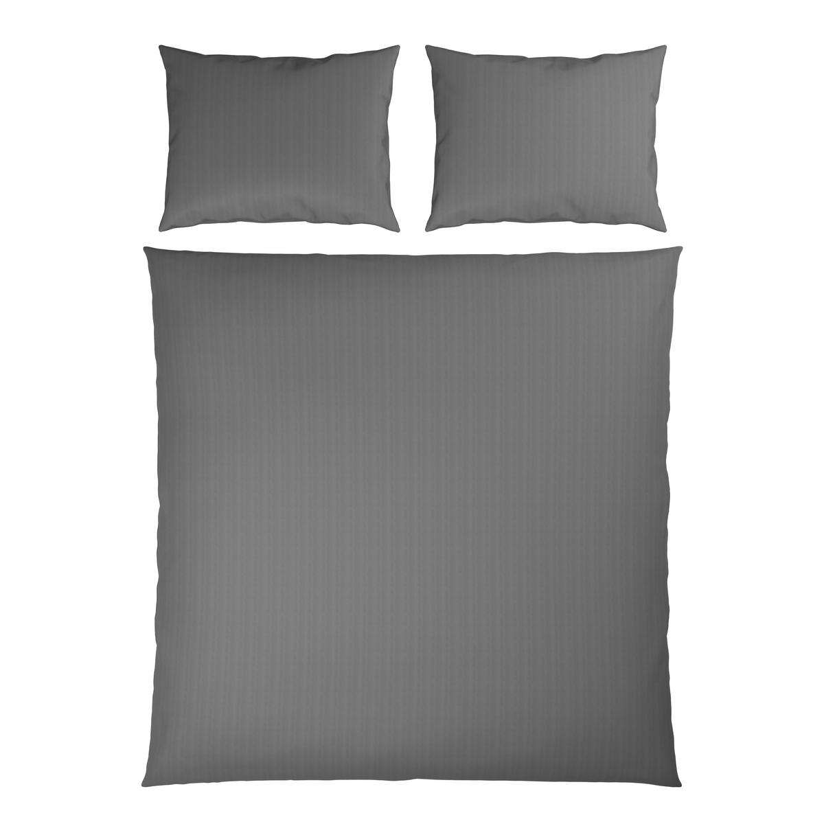 Posteljnina Dobby Raute Xxl - siva, tekstil (200/200cm) - Mömax