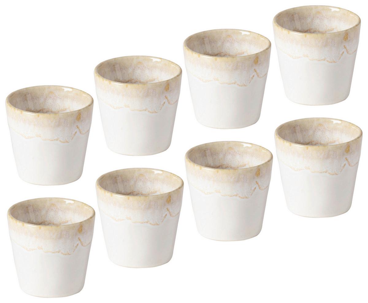 KOMPLET FILIŻANEK GRESPRESSO - biały, Basics, ceramika - Costa Nova