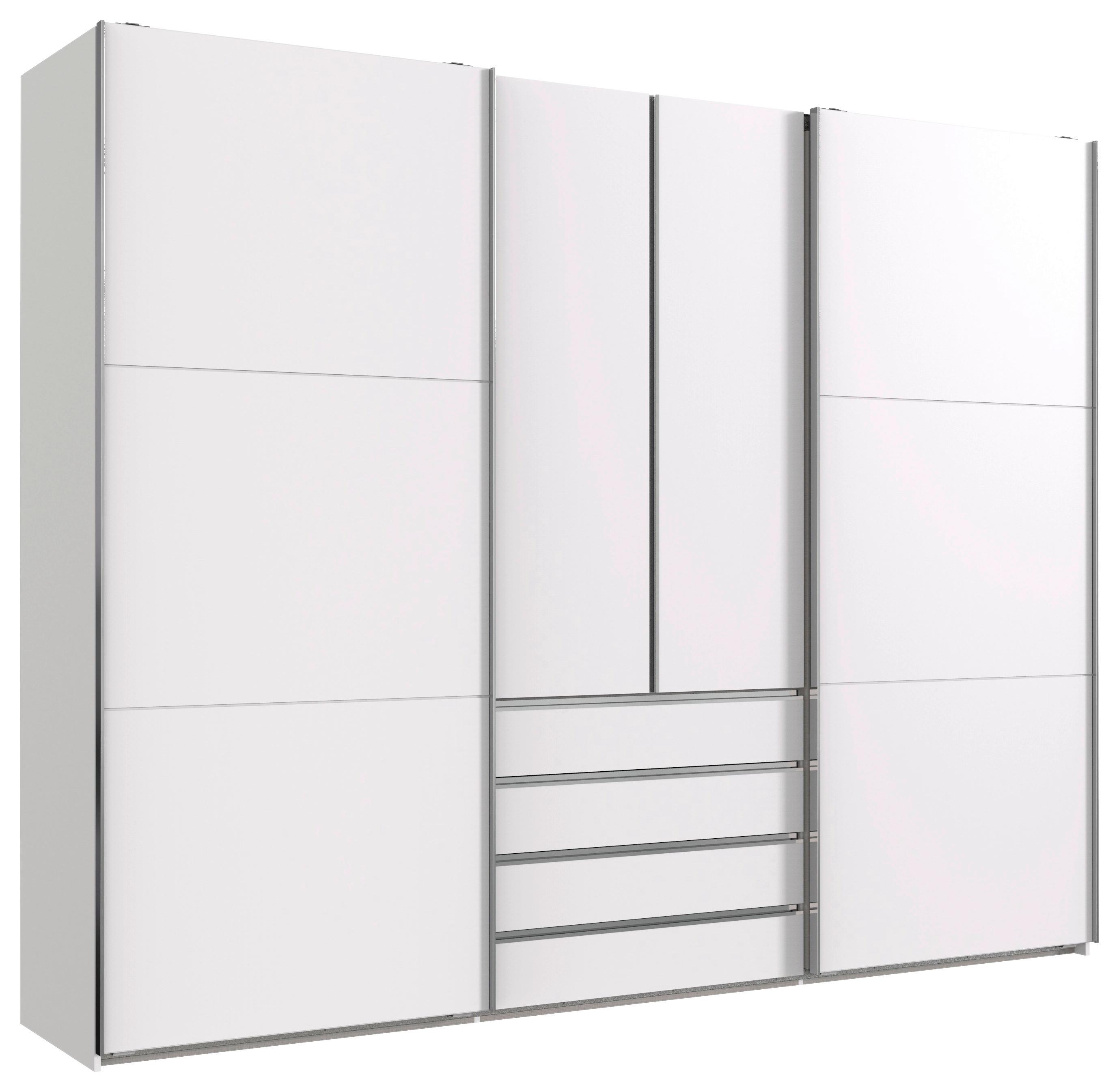 DULAP USI CULISANTE MAGIC - alb, Modern, material pe bază de lemn (300/236/65cm) - Premium Living