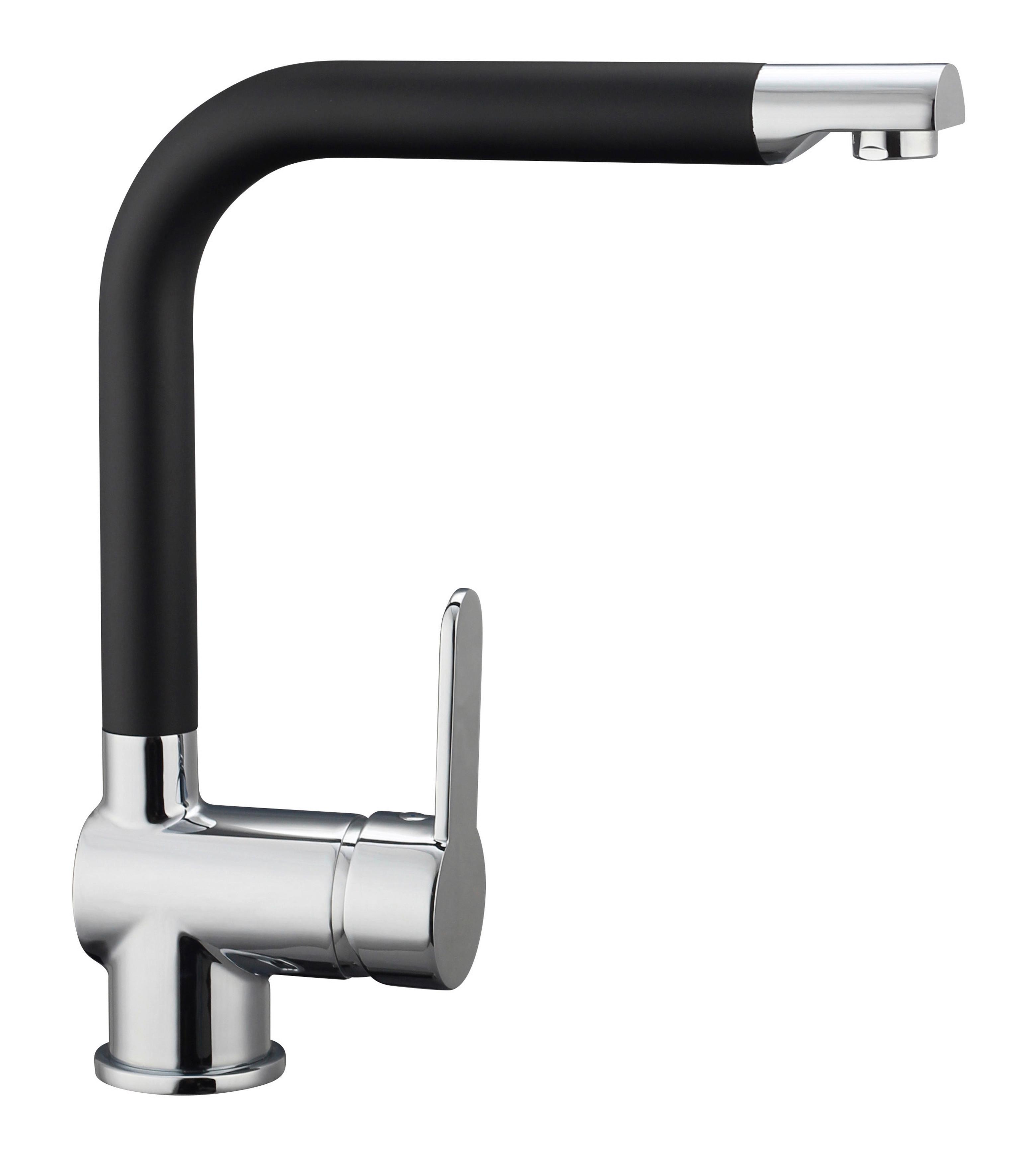 Armatura Za Pomivalno Korito Rio - barve kroma/črna, kovina (30cm) - Schütte