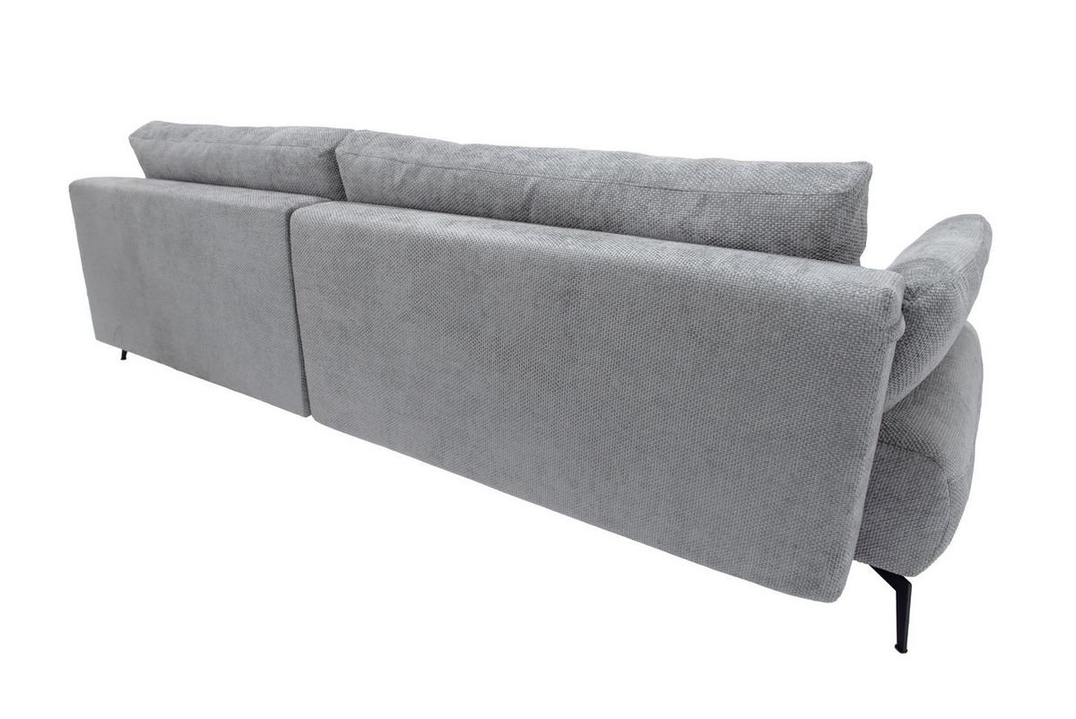Kutna Garnitura Madison - svijetlo siva/crna, Moderno, drvni materijal/drvo (284/92/186cm) - Modern Living