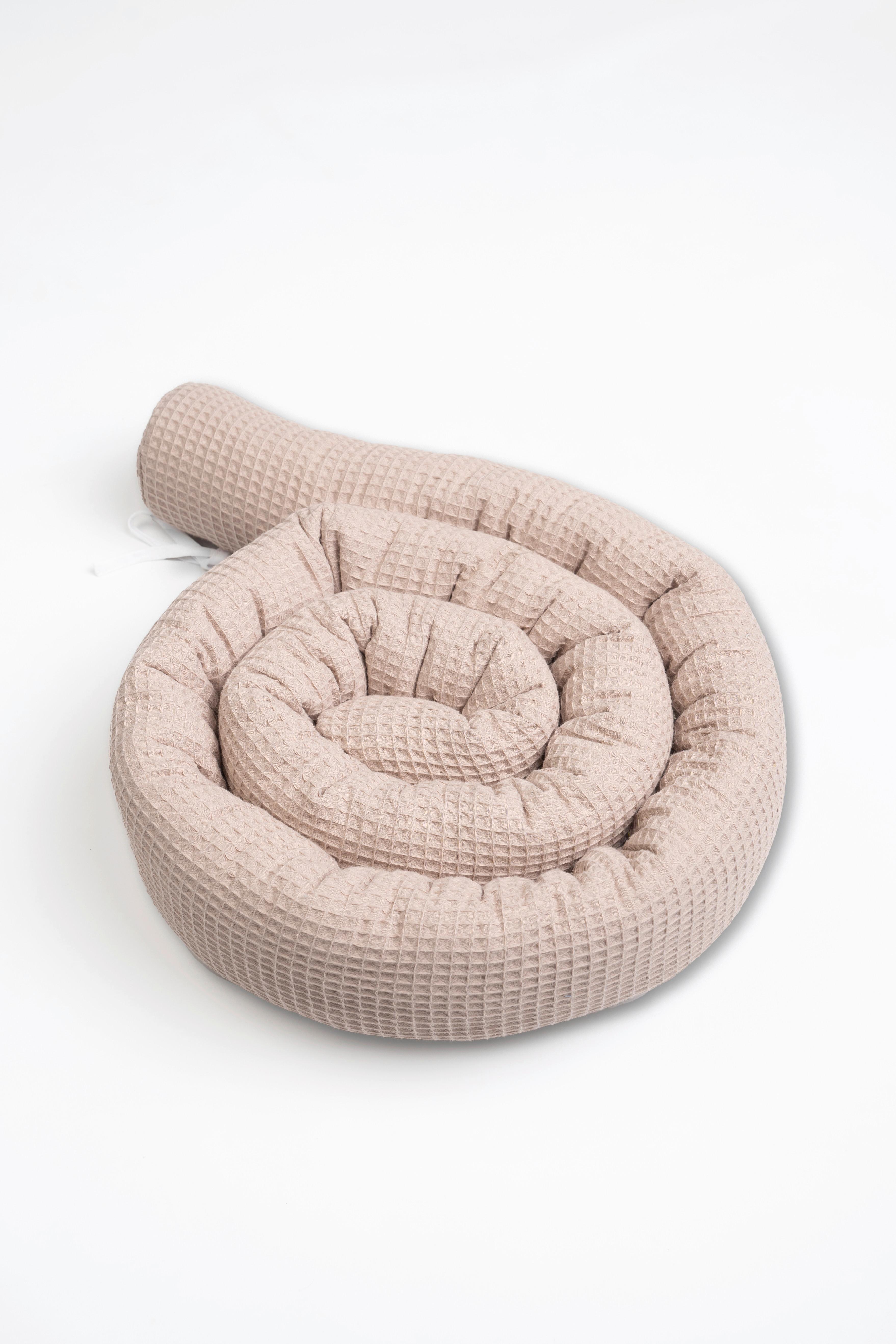 OCHRANIACZ DO ŁÓŻECZKA NESTSCHLANGE, NOUGAT - cappuccino, Basics (9/235cm) - Mionido