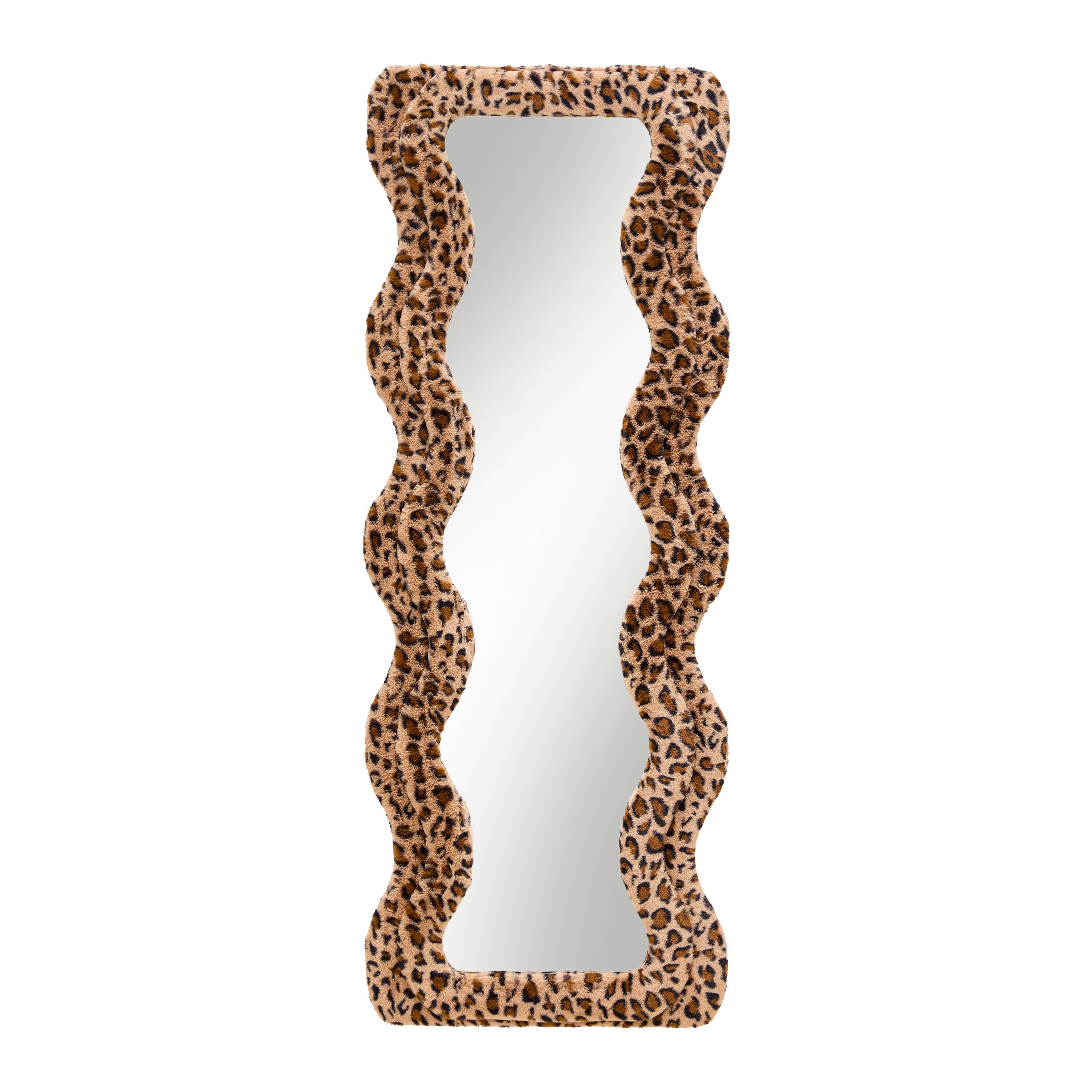 Suki Ogledalo - smeđa, Romantično / ladanjski, staklo/drvni materijal (60/160/4cm) - Premium Living