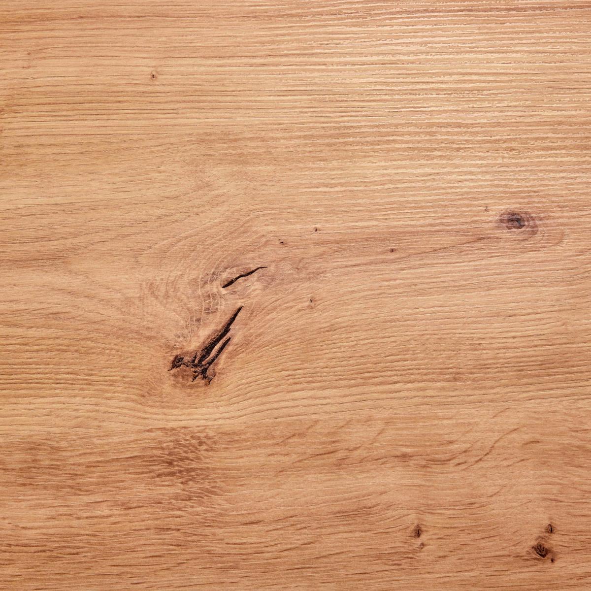 Sideboard Sicilia Weiß/Eiche - Silberfarben/Weiß, ROMANTIK / LANDHAUS, Holzwerkstoff/Metall (148/92/45cm) - Mömax