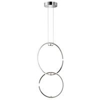 LED-Hängeleuchte Click&Match Chromfarben max. 17 Watt - Chromfarben, MODERN, Metall (45/21/23cm) - Wofi