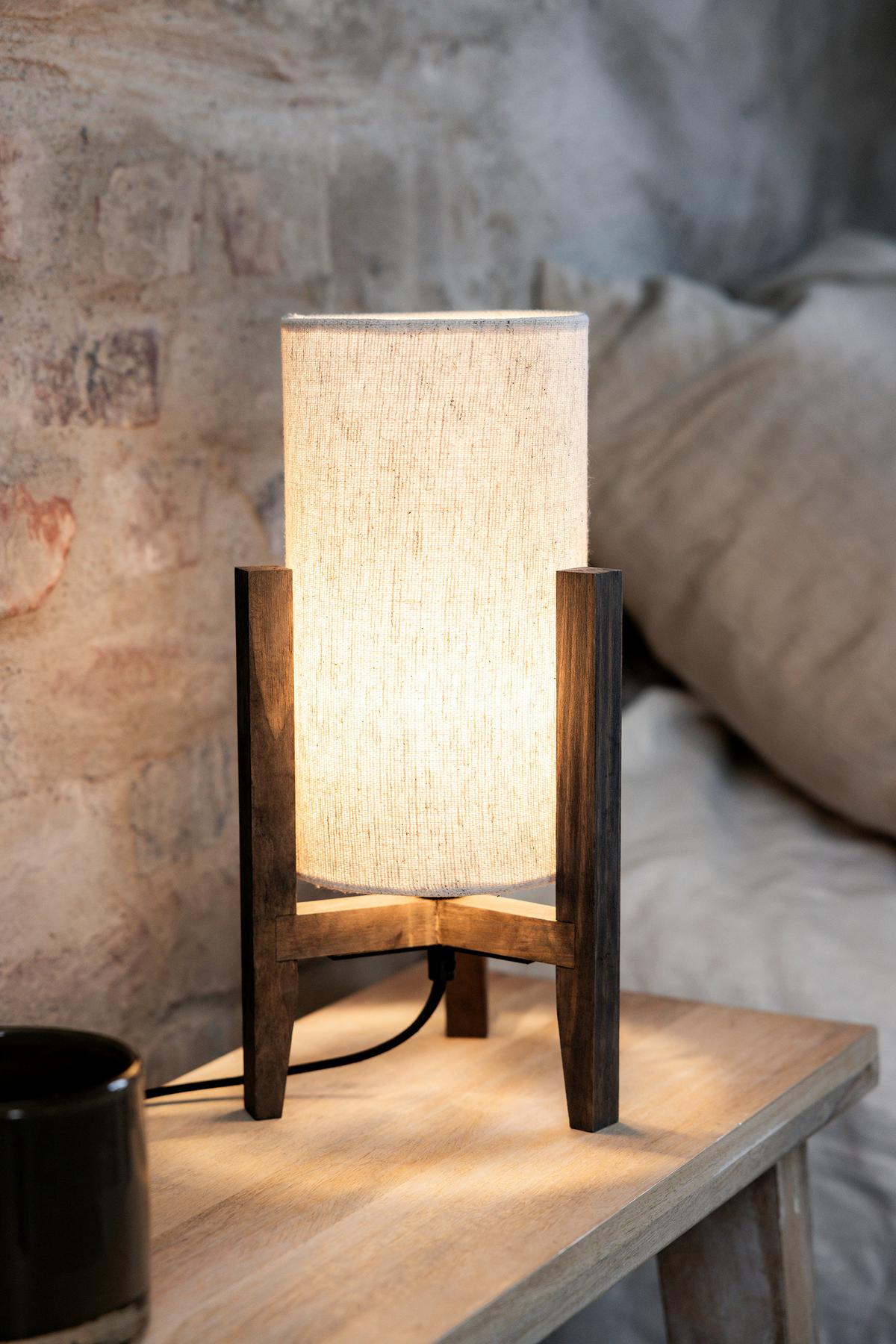 Tischleuchte Eruca max. 40 Watt - Beige, Basics (18/18/34cm) - Markslöjd