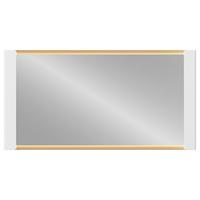 Oglindă LAZIO - alb/auriu, Trend, sticlă/material pe bază de lemn (155/80/3,8cm) - Modern Living