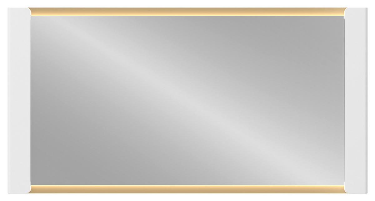 Oglindă LAZIO - alb/auriu, Trend, sticlă/material pe bază de lemn (155/80/3,8cm) - Modern Living