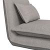SCHLAFSESSEL TAMARA - Lichtgrijs, Modern, Textiel/Metaal (82/31/69cm) - Bessagi Home
