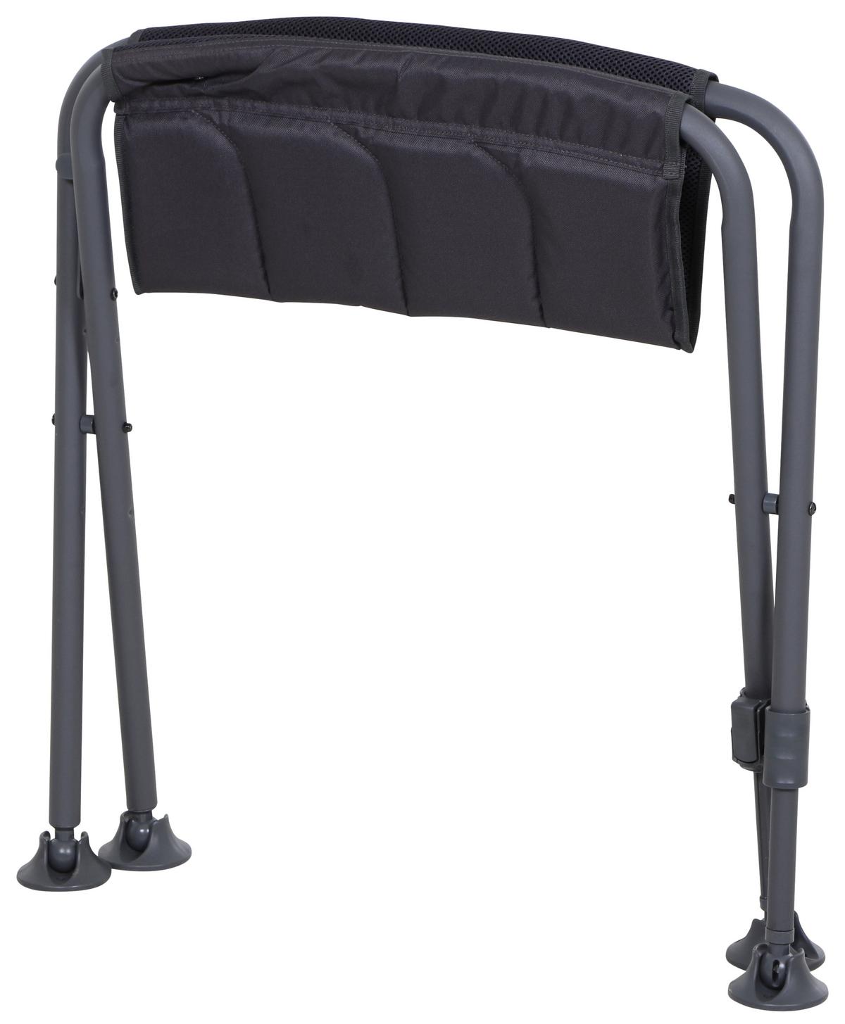 Campinghocker X-From + klappbar - Anthrazit, KONVENTIONELL, Textil/Metall (66/47/52cm) - Siena Garden