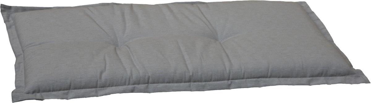 Bankauflage Auerbach ca. 100x45 cm Hellgrau - Hellgrau, Basics, Textil (100/45/7cm) - Gardenson