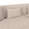 CANAPÉ D'ANGLE ALBA - crème/couleur chêne, MODERN, textile/bois (256/166cm) - Bessagi Home