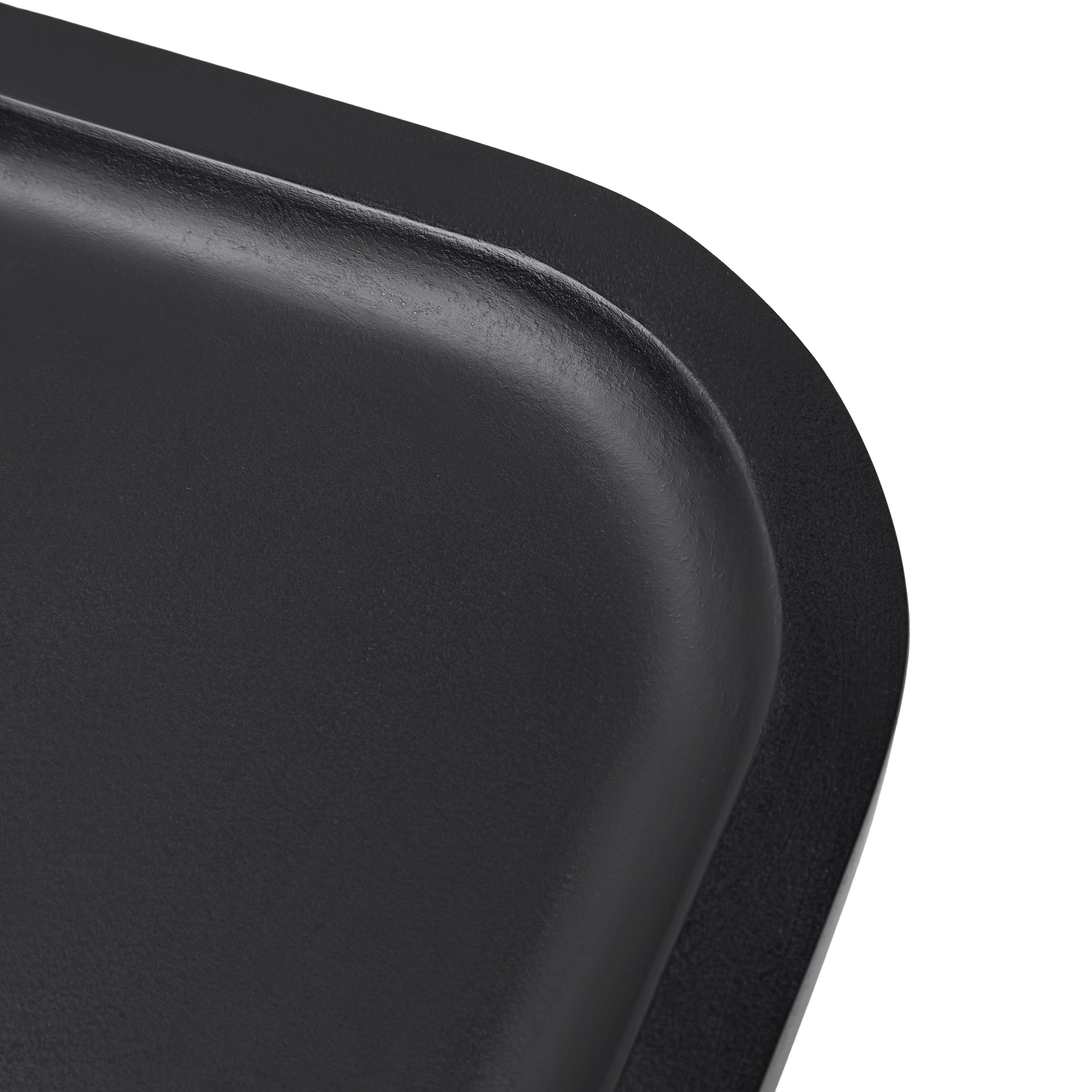 Beistelltisch Noir Schwarz - Schwarz, MODERN, Holz (50/35/45cm) - Premium Living