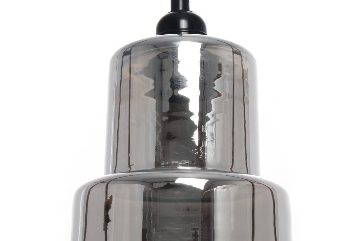 Hängeleuchte Hängelampe Evy 125 - Silberfarben, Trend, Glas (20/29/20cm) - Kayoom