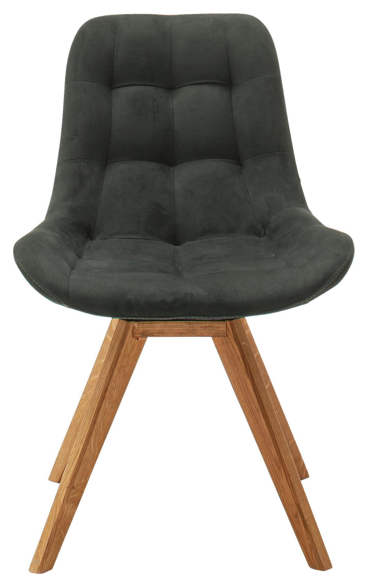 KRZESŁO BELFAST - czarny, Konventionell, tkanina/drewno (56/84/63cm) - Carryhome