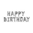 Luftballoon Happy Birthday in Silberfarben - Silberfarben, Kunststoff (16,5/22cm) - Mömax modern living Luftballoon Happy Birthday in Silberfarben - Silberfarben, Kunststoff (16,5/22cm) - Mömax modern living