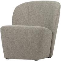 Cocktailsessel Lofty Naturfarben Webstoff - Schwarz/Naturfarben, Design, Kunststoff/Textil (68/75/72cm) - Livetastic