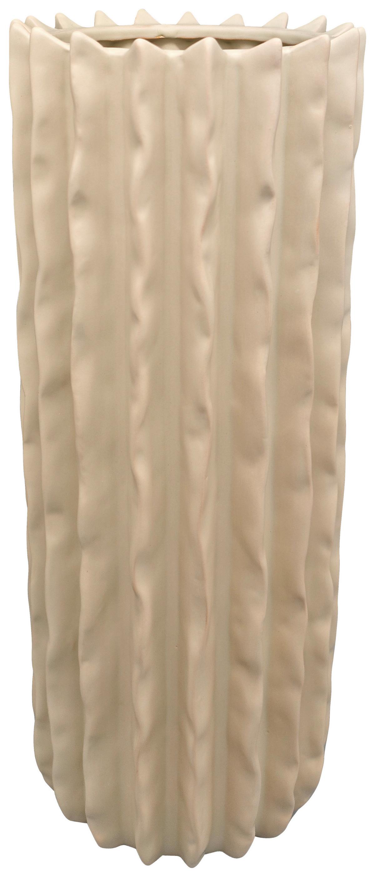 Vază Feline -Paz- - alb, Konventionell, ceramică (13/30,5cm) - Mömax