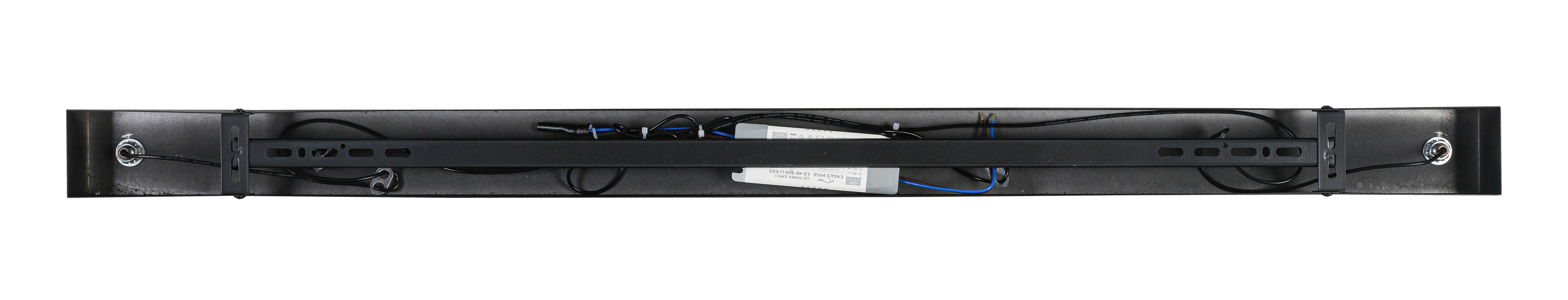 LED-HÄNGLAMPA KALTI - vit/svart, Modern, metall/glas (110/18/120cm) - Mömax