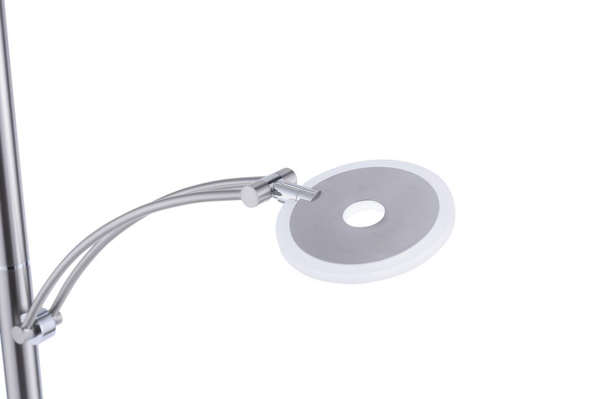 LED-Deckenfluter Artur max. 54 Watt - Silberfarben, Basics, Metall (68/45,5/200,3cm) - Paul Neuhaus