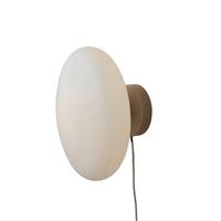 Falilámpa Sapporo - homokszínű/fehér, Trend, üveg (28,5cm) - It's about Romi