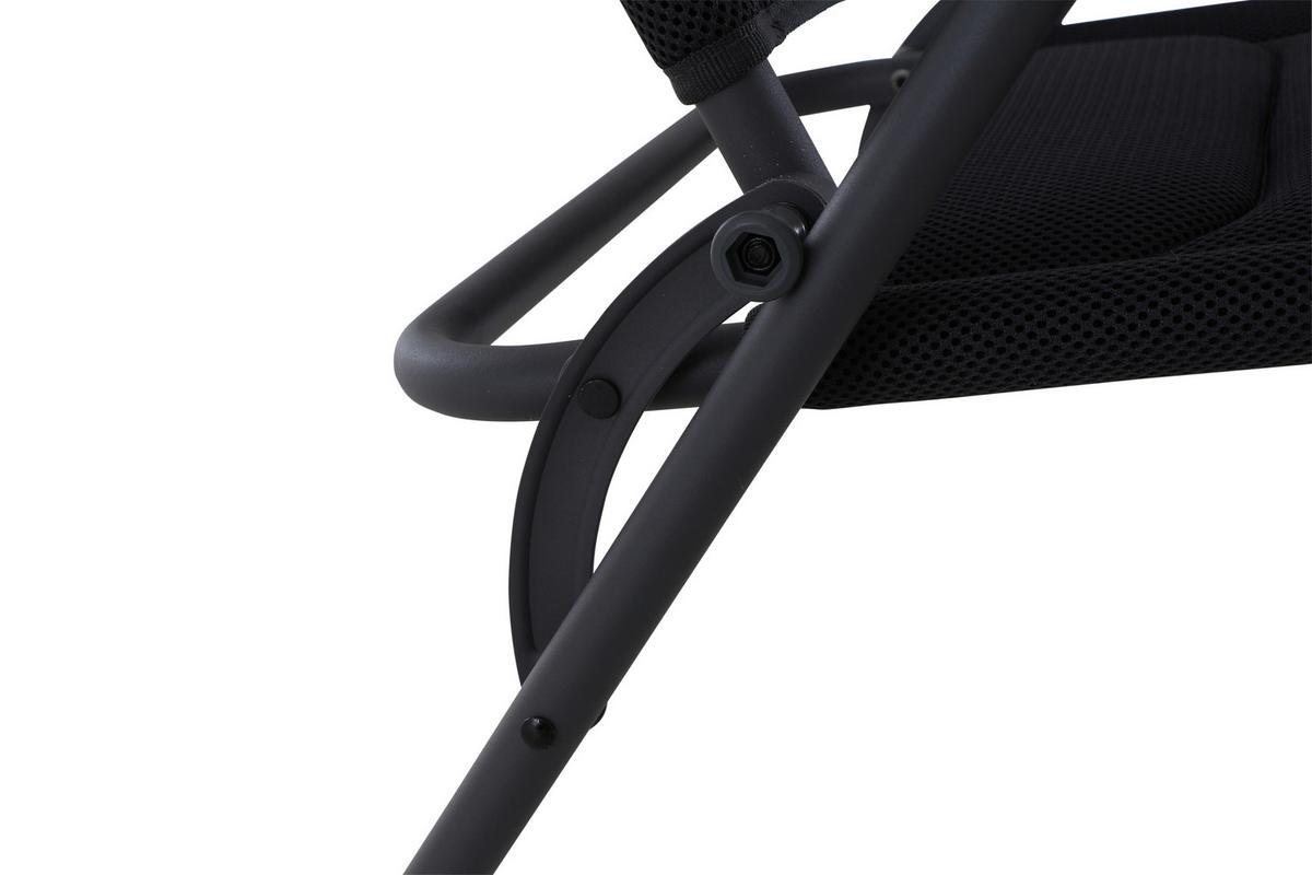 Campingsessel Klappbar M31076 mit Tragetasche - Anthrazit, KONVENTIONELL, Textil/Metall (71/118/59cm) - Siena Garden