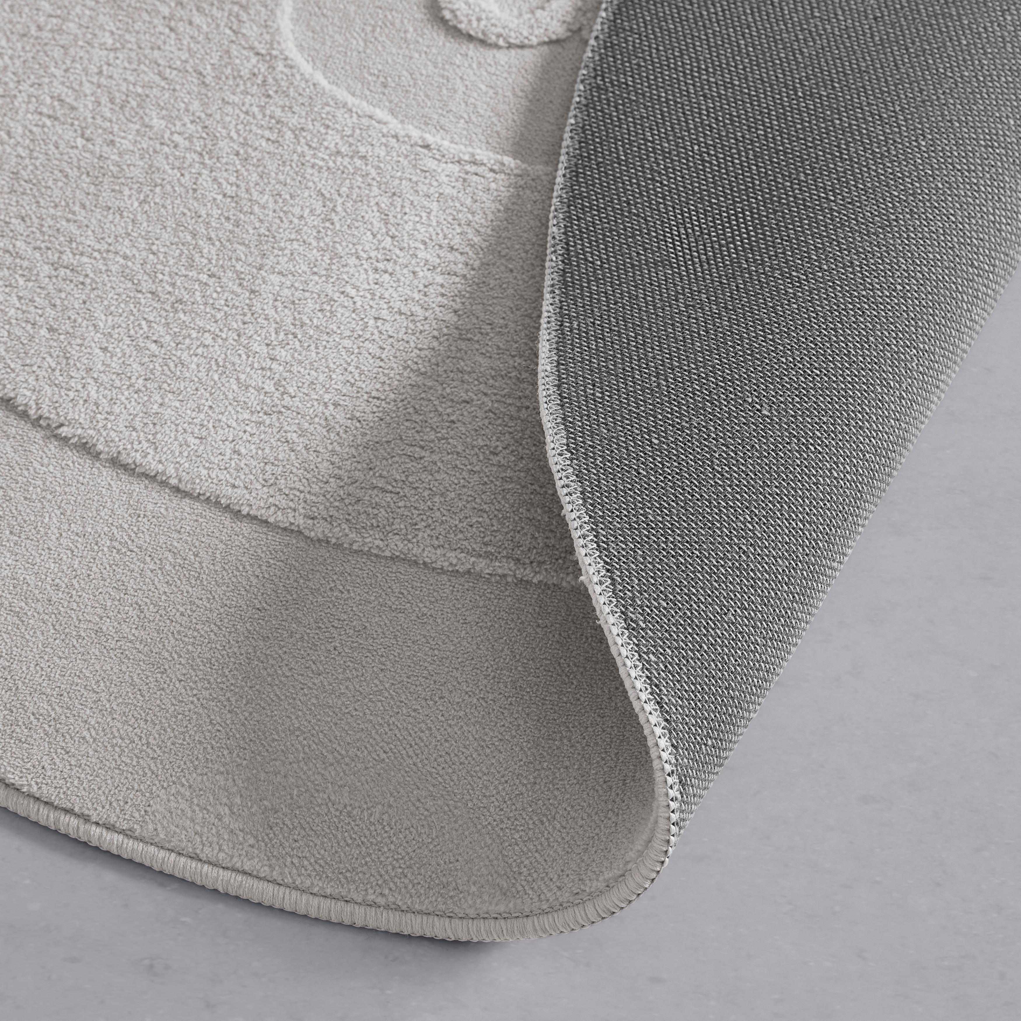 BARNMATTA BÄRLI - ljusgrå, textil (80cm) - Mömax
