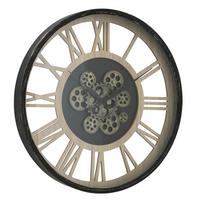 Wanduhr Takto Ø ca. 57cm - MODERN, Glas/Holzwerkstoff (57cm) - Modern Living