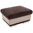 Tabure Seaside - krom/rjava, Konvencionalno, kovina/tekstil (97/47/67cm) - Premium Living Tabure Seaside - krom/rjava, Konvencionalno, kovina/tekstil (97/47/67cm) - Premium Living
