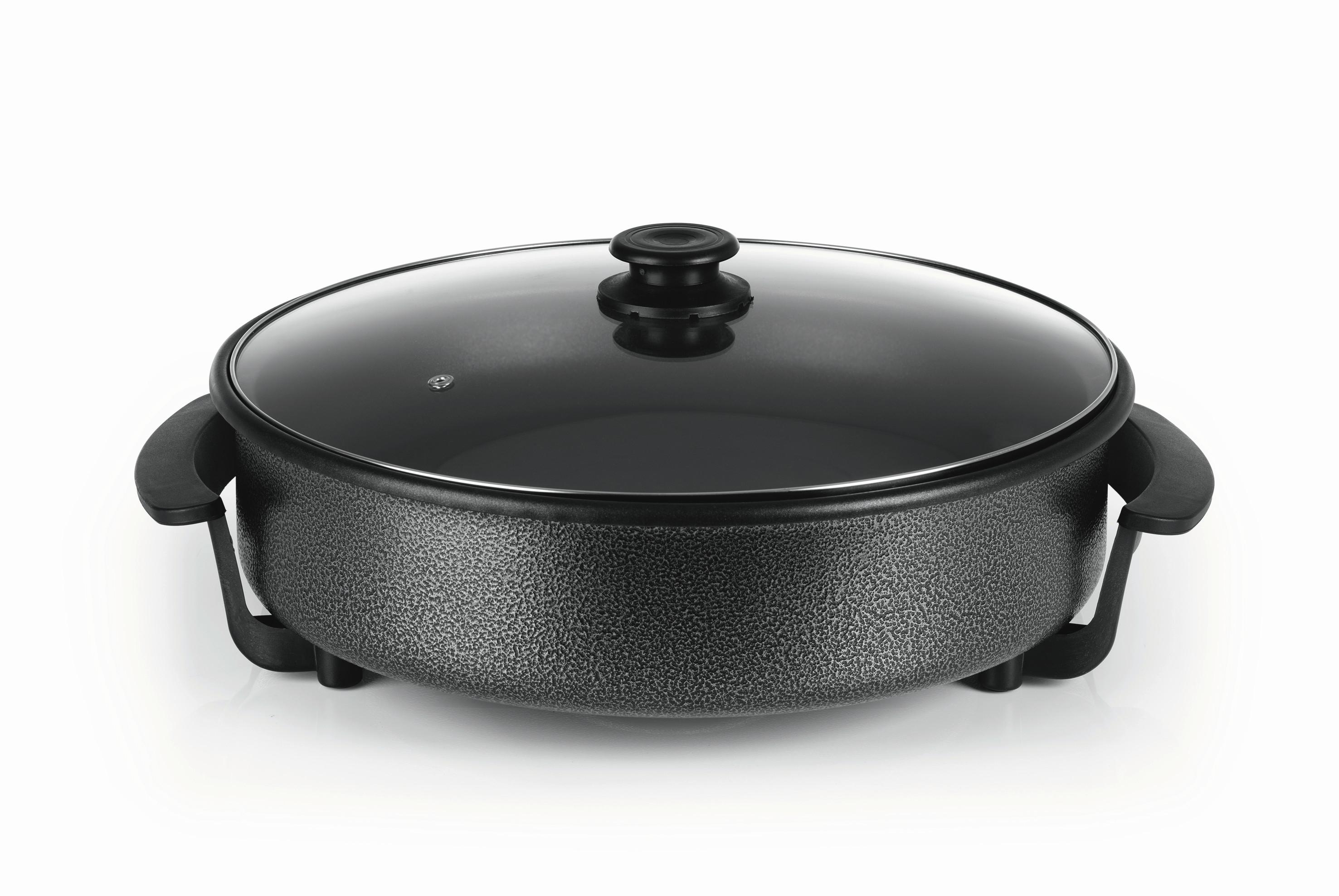 PATELNIA ELEKTRYCZNA 12316 - czarny, Basics, tworzywo sztuczne/metal (41/45/17,5cm) - Gourmesto