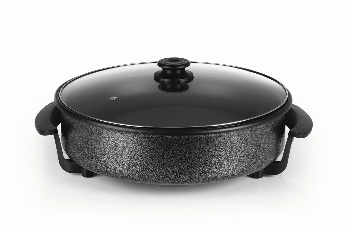 PATELNIA ELEKTRYCZNA 12316 - czarny, Basics, tworzywo sztuczne/metal (41/45/17,5cm) - Gourmesto