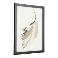 Bild Roberval Multicolor ca. 32,7x45cm - Goldfarben/Schwarz, Trend, Glas/Papier (32,7/1,6/45cm) - Eglo