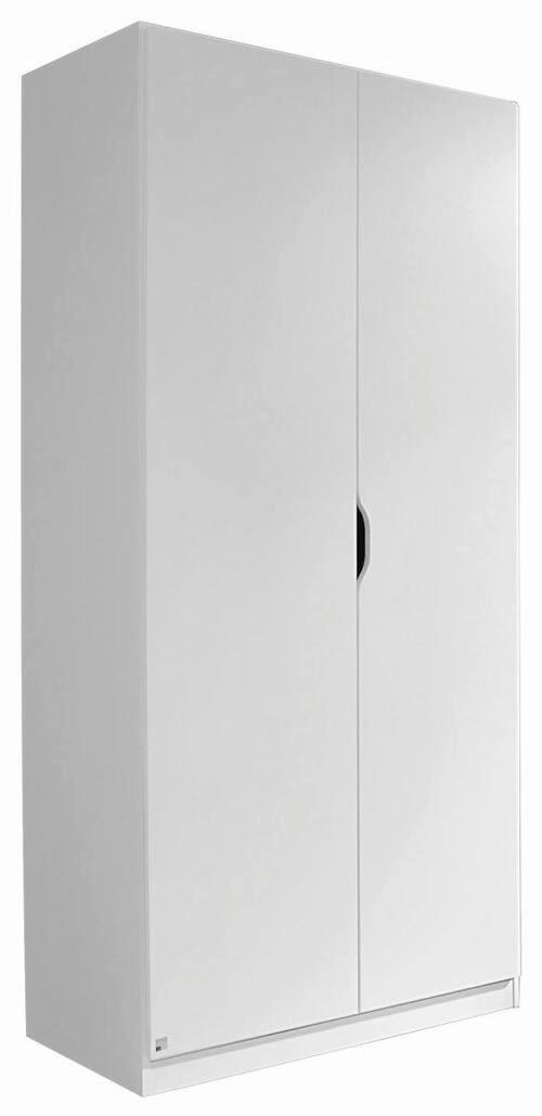 Drehtürenschrank Freising ca. 91x197x54 cm Weiß - Weiß, MODERN, Holzwerkstoff (91/197/54cm) - Rauch Möbel