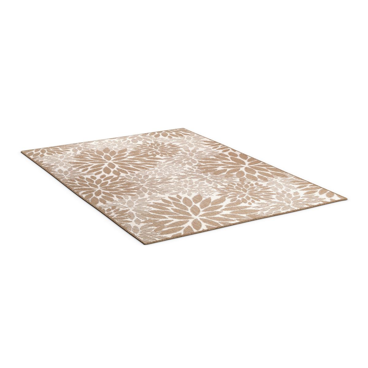 Outdoorteppich Noura Beige/Weiß ca. 160x230 cm - Beige, MODERN, Textil (160/230cm) - Bessagi Garden