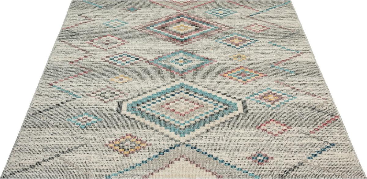Outdoorteppich Salsa Creme/Pastellgrün ca.200x290cm - Pastellgrün/Creme, KONVENTIONELL, Textil (200/290cm)