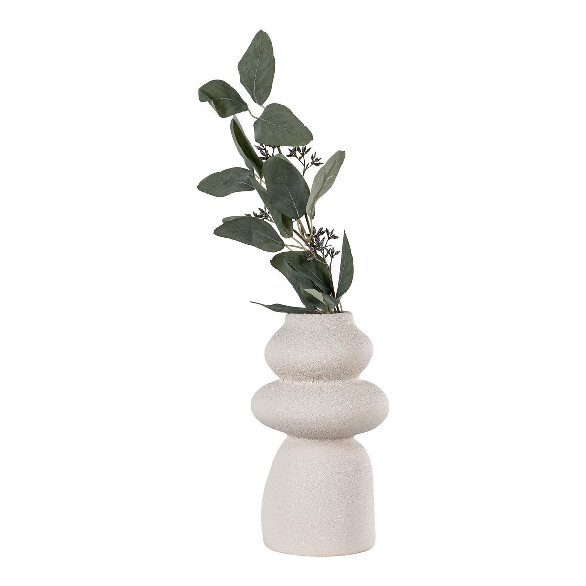 Vase Beige - Beige, Design, Keramik (14.5/26.5/14.5cm)
