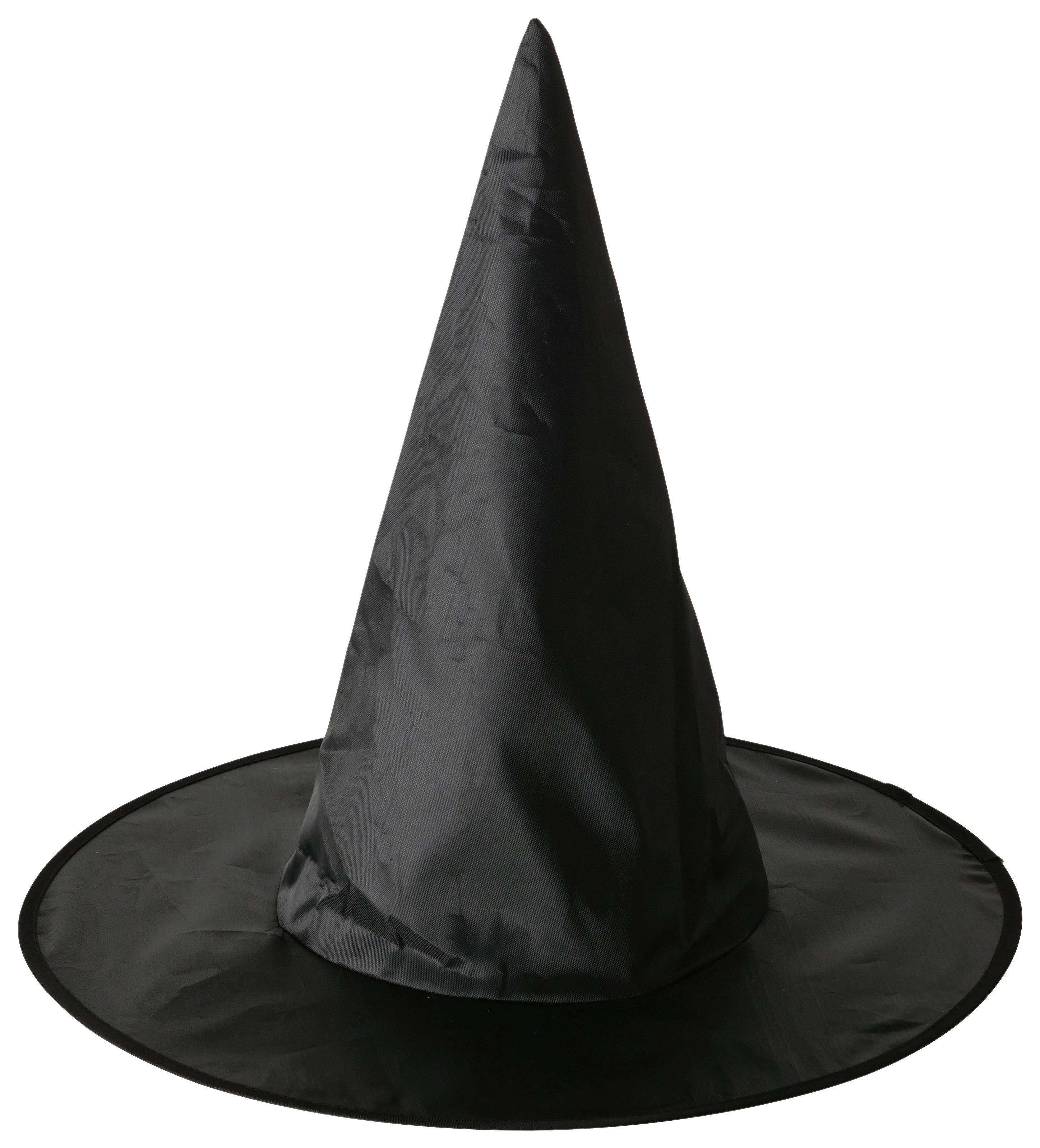Hut Witchy Schwarz - Schwarz, KONVENTIONELL, Textil (39/36cm) - Mömax