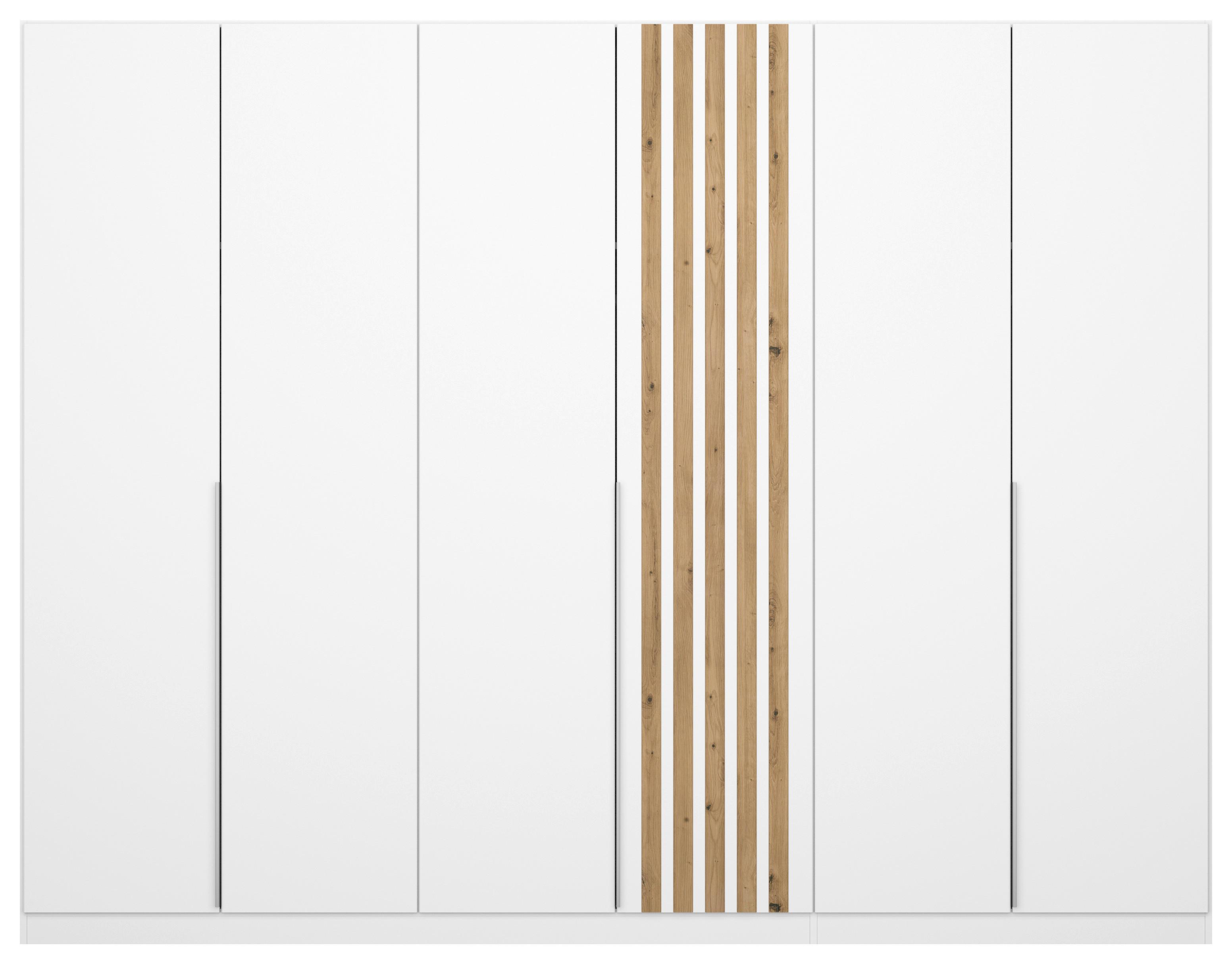 Ormar S Klasičnim Vratima Lamella - bijela/hrast Artisan, Moderno, drvni materijal/metal (271/210/54cm) - Modern Living