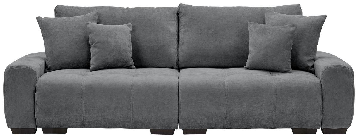 Mega Sofa Toledo - tamno smeđa/tamno siva, Konvencionalno, tekstil/plastika (250/100/90cm) - Best Price
